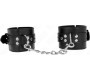 Kink Wrist Restraint KINK - WRIST RESTRAINTS BLACK WITH BLACK BELT ADJUSTABLE 17-28 CM X 6 CM