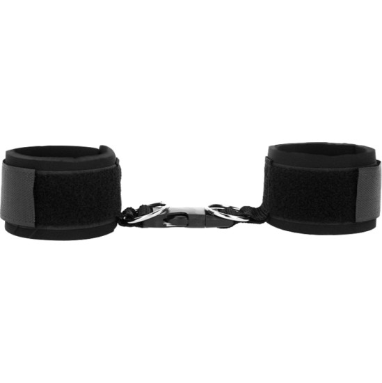 Kink Wrist Restraint KINK - NEOPRENE HOOK&LOOP FASTENER WRIST RESTRAINTS BLACK ADJUSTABLE 22-34 CM