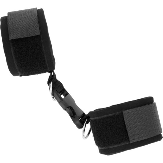 Kink Wrist Restraint KINK - NEOPRENE HOOK&LOOP FASTENER WRIST RESTRAINTS BLACK ADJUSTABLE 22-34 CM