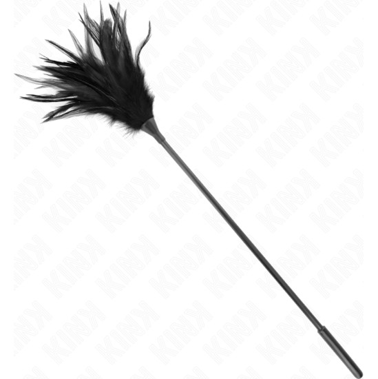 Kink Impact & Touch KINK - MULTIPLE BLACK TICKLE FEATHERS 45 CM