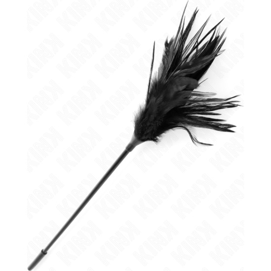 Kink Impact & Touch KINK - MULTIPLE BLACK TICKLE FEATHERS 45 CM