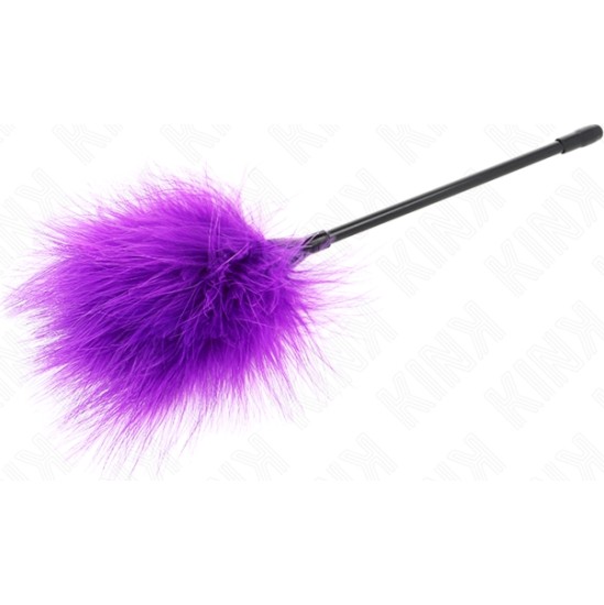 Kink Impact & Touch KINK - PURPLE TICKLE FEATHERS USED FOR THE BONDAGE KIT 27 CM