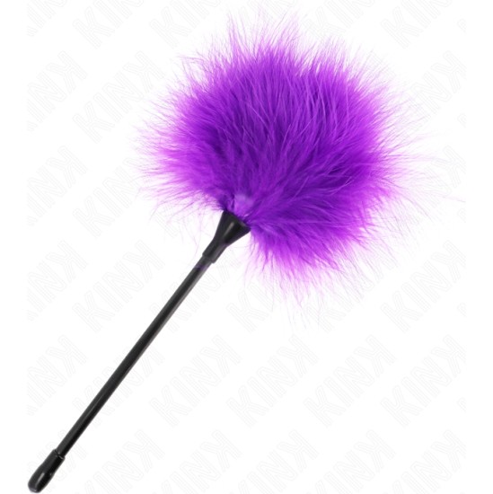 Kink Impact & Touch KINK - PURPLE TICKLE FEATHERS USED FOR THE BONDAGE KIT 27 CM