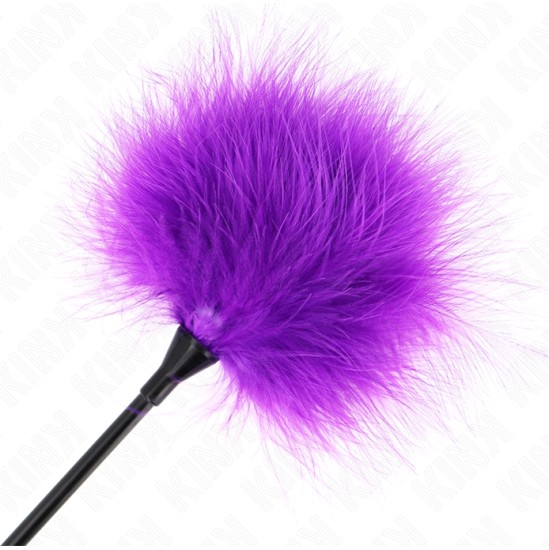 Kink Impact & Touch KINK - PURPLE TICKLE FEATHERS USED FOR THE BONDAGE KIT 27 CM