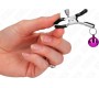 Kink Nipple Grip KINK - PURPLE SINGLE BELL NIPPLE CLAMP 6 CM