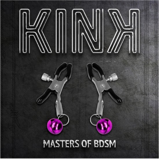 Kink Nipple Grip KINK - PURPLE SINGLE BELL NIPPLE CLAMP 6 CM