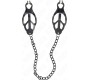 Kink Nipple Grip KINK - JAPANESE CLOVER NIPPLE CLAMPS WITH CHAIN BLACK 30 CM