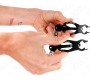 Kink Nipple Grip KINK - JAPANESE CLOVER NIPPLE CLAMPS WITH CHAIN BLACK 30 CM