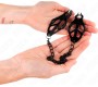 Kink Nipple Grip KINK - JAPANESE CLOVER NIPPLE CLAMPS WITH CHAIN BLACK 30 CM