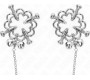 Kink Nipple Grip KINK - METAL FLOWER NIPPLE CLAMPS WITH CHAIN