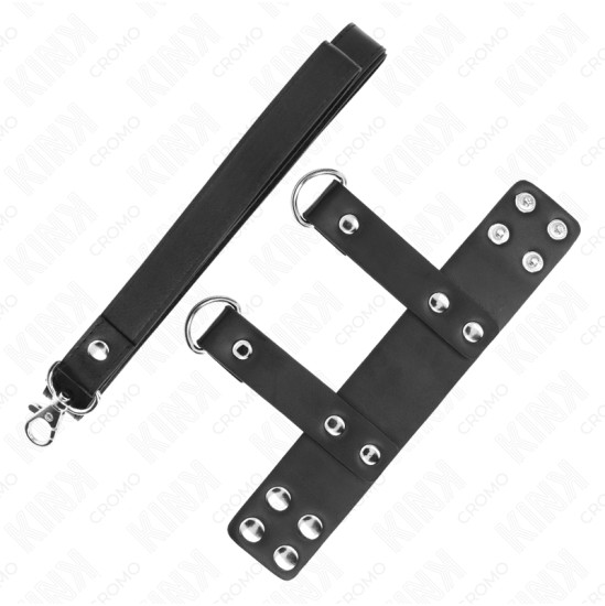 Kink Ring Power KINK - PENIS RING WITH ADJUSTABLE LEATHER STRAP