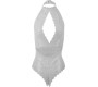 Subblime Bodystockings SUBBLIME - 953867 LACE BODYSUIT WHITE L/XL