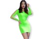 Chilirose Dresses CHILIROSE - CR 4617 DRESS GREEN S/M
