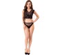 Livco Corsetti Sets LIVCO CORSETTI FASHION - ELIN LC 20212 BRA + PANTIES BLACK S/M