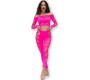 Chilirose Sets CHILIROSE - CR 4632 TOP & PANT FUCHSIA S/L