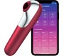 Satisfyer Connect SATISFYER - DUAL LOVE VIBRATOR AND SUCTIONER WITH PULSED AIR RED