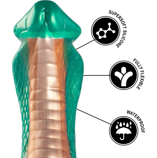 Epic PYTHON DILDO COBRA GREEN