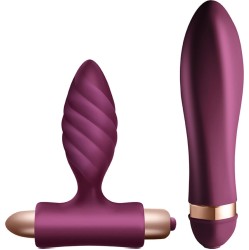 Climaximum DESIRE KIT TWISTED VIBRATOR + ANAL PLUG