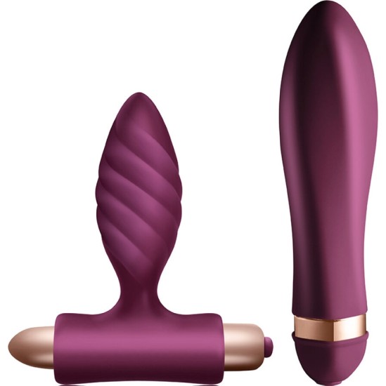 Climaximum DESIRE KIT TWISTED VIBRATOR + ANAL PLUG