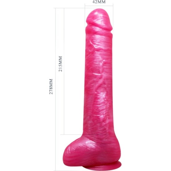 Baile Dildos BAILE - REALISTIC PINK DILDO DONG WITH SUCTION CUP