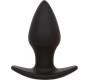 Calexotics ROCK BOTTOM PERFECT ANAL PLUG 10 VIBRATIONS SILICONE BLACK