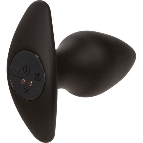Calexotics ROCK BOTTOM PERFECT ANAL PLUG 10 VIBRATIONS SILICONE BLACK