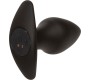 Calexotics ROCK BOTTOM PERFECT ANAL PLUG 10 VIBRATIONS SILICONE BLACK