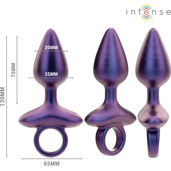 Intense Anal Toys INTENSE - MICHAEL VIBRATING ANAL PLUG MODEL 2 REMOTE CONTROL