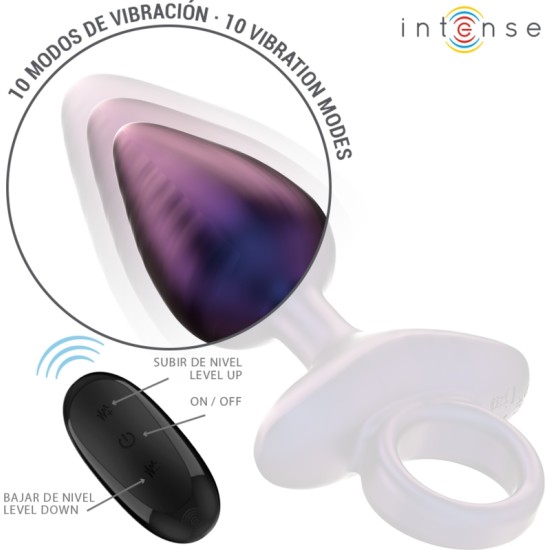 Intense Anal Toys INTENSE - MICHAEL VIBRATING ANAL PLUG MODEL 2 REMOTE CONTROL