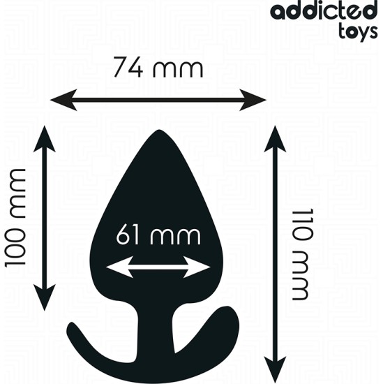 Addicted Toys ANAL PLUG SILICONE SIZE XXL 11 CM