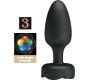 Pretty Love OSBORN ANAL PLUG WITH LED LIGHT BLACK 9.8 CM