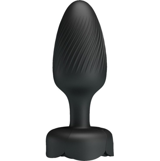 Pretty Love OSBORN ANAL PLUG WITH LED LIGHT BLACK 9.8 CM