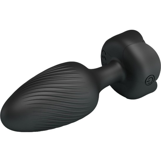 Pretty Love OSBORN ANAL PLUG WITH LED LIGHT BLACK 9.8 CM
