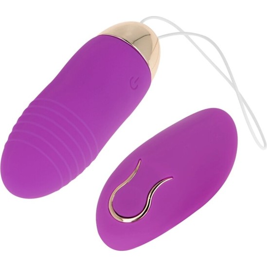 Ohmama Stimulating OHMAMA - REMOTE CONTROL VIBRATING EGG 10 SPEEDS PURPLE