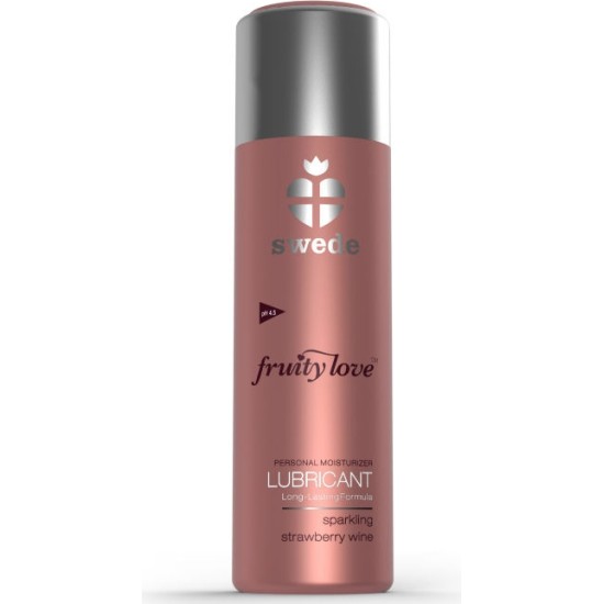 Swede FRUITY LOVE LUBRICANT SPARKLING STRAWBERRY WINE 100 ML