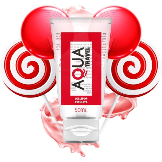 Aqua Travel LOLLIPOP FLAVOUR WATERBASED LUBRICANT - 50 ML