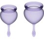 Satisfyer Menstrual Cups SATISFYER - FEEL GOOD MENSTRUAL CUP PURPLE 15 + 20 ML