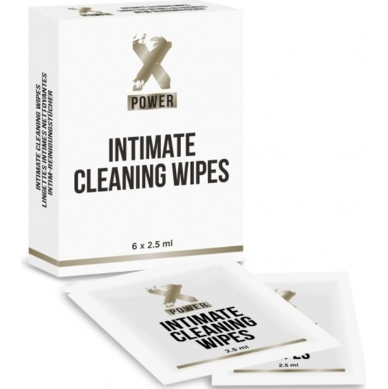 Xpower INTIMATE CLEANING WIPES 6 UNITS