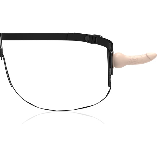 Fetish Submissive Harness FLESH REALISTIC SILICONE 16 CM