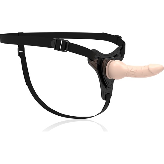 Fetish Submissive Harness FLESH REALISTIC SILICONE 16 CM