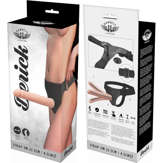 Harness Attraction DERICK ARTICULABLE FLESH 22.5 CM -O- 4.5 CM