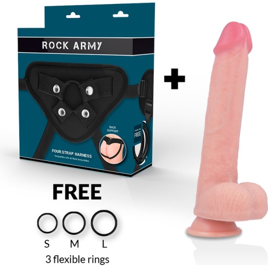 Rock Army ROCKARMY - ARN S + LIQUID SILICONE DILDO PREMIUM KINGCOBRA 24 CM -O- 4.77 CM
