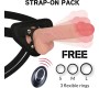 Rock Army ROCKARMY - HARNESS + LIQUID SILICONE VIBRATOR PREMIUM APACHE REMOTE CONTROL 20.5 CM -O- 4.62 CM