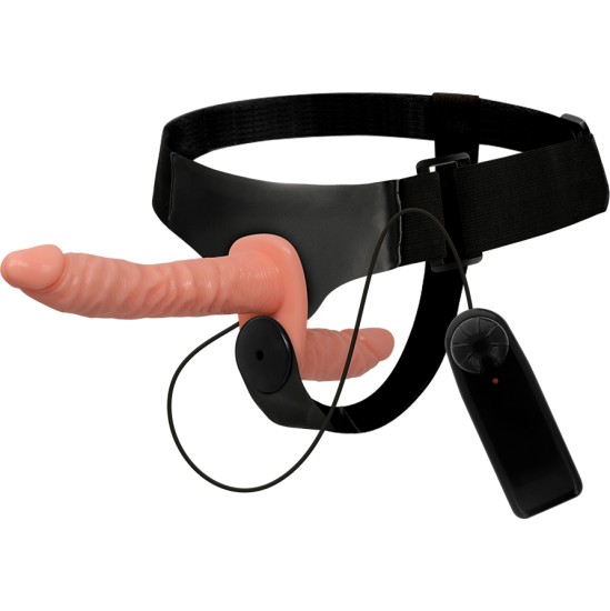Harness Attraction HARRIS DOUBLE PENETRACI N WITH VIBRATION 18 CM -O- 3.5 CM