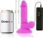 Diversia FLEXIBLE VIBRATING DILDO PURPLE 17 CM -O- 3.3 CM