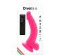 Diversia FLEXIBLE VIBRATING DILDO PINK 21.5 CM -O- 4.5 CM