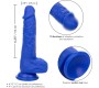 Calexotics ADMIRAL SAILOR REALISTIC DILDO VIBRATOR BLUE
