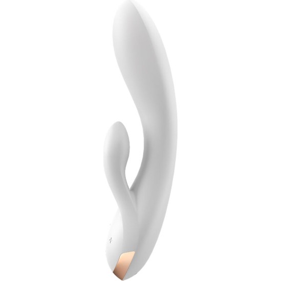 Satisfyer Connect SATISFYER - DOUBLE FLEX VIBRATOR APP WHITE