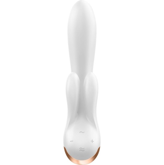 Satisfyer Connect SATISFYER - DOUBLE FLEX VIBRATOR APP WHITE