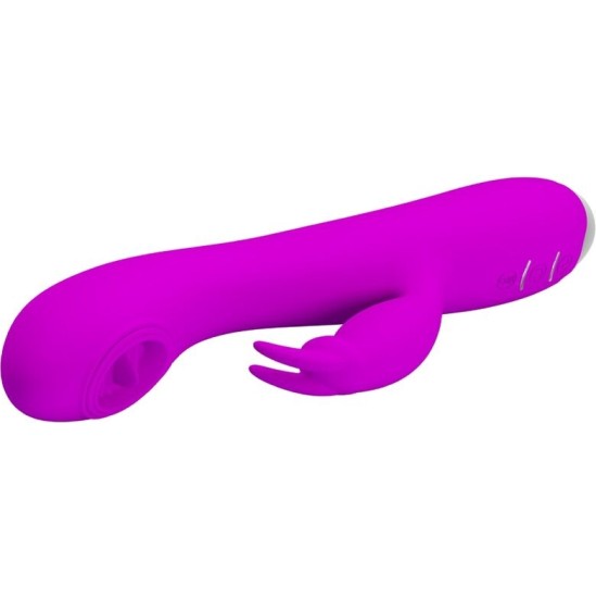 Pretty Love C-Type PRETTY LOVE - RACHEL RECHARGEABLE VIBRATOR WITH PURPLE SUCTION CUP